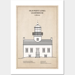Old Point Loma Lighthouse - California - SBD Posters and Art